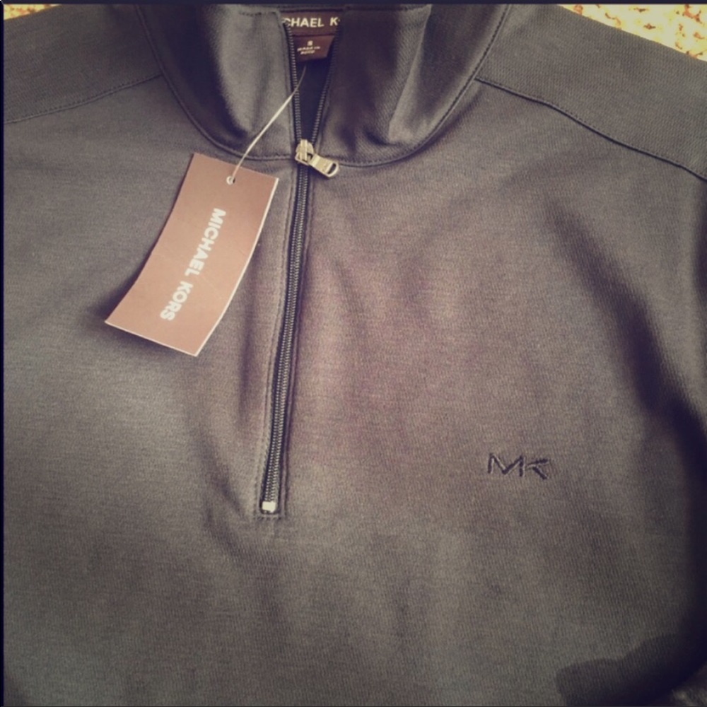 Michael Kors black men t-shirt long sleeve.